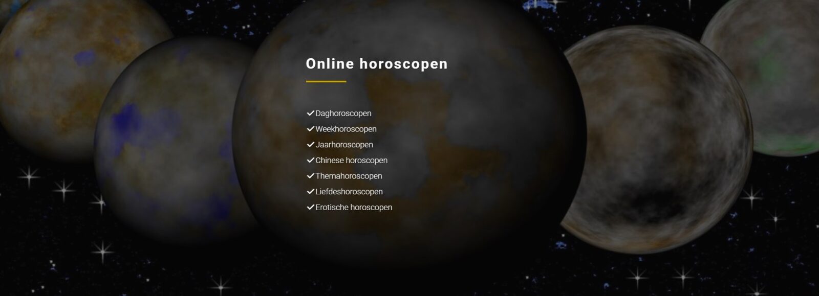 Online horoscopen