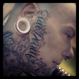 Face (Ta)2 Face, gezichtstattoos