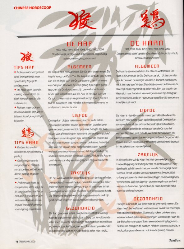 Chinese astrologie