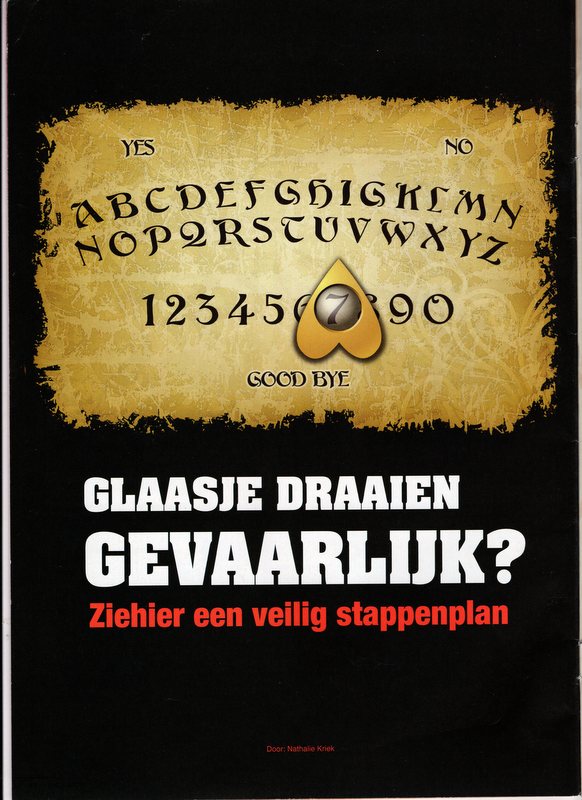 Glaasje draaien gevaarlijk?